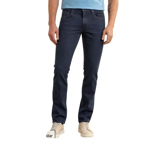 Paige Lennox Slim Fit Men’s Jeans Size 33 Dark Wash Premium Stretch Denim in EUC - Picture 7 of 15